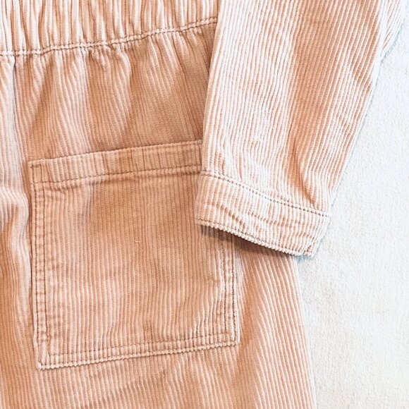 Celebrity Pink cordoroy jumpsuit Medium pink utility streetwear casual comfort - Picture 11 of 13